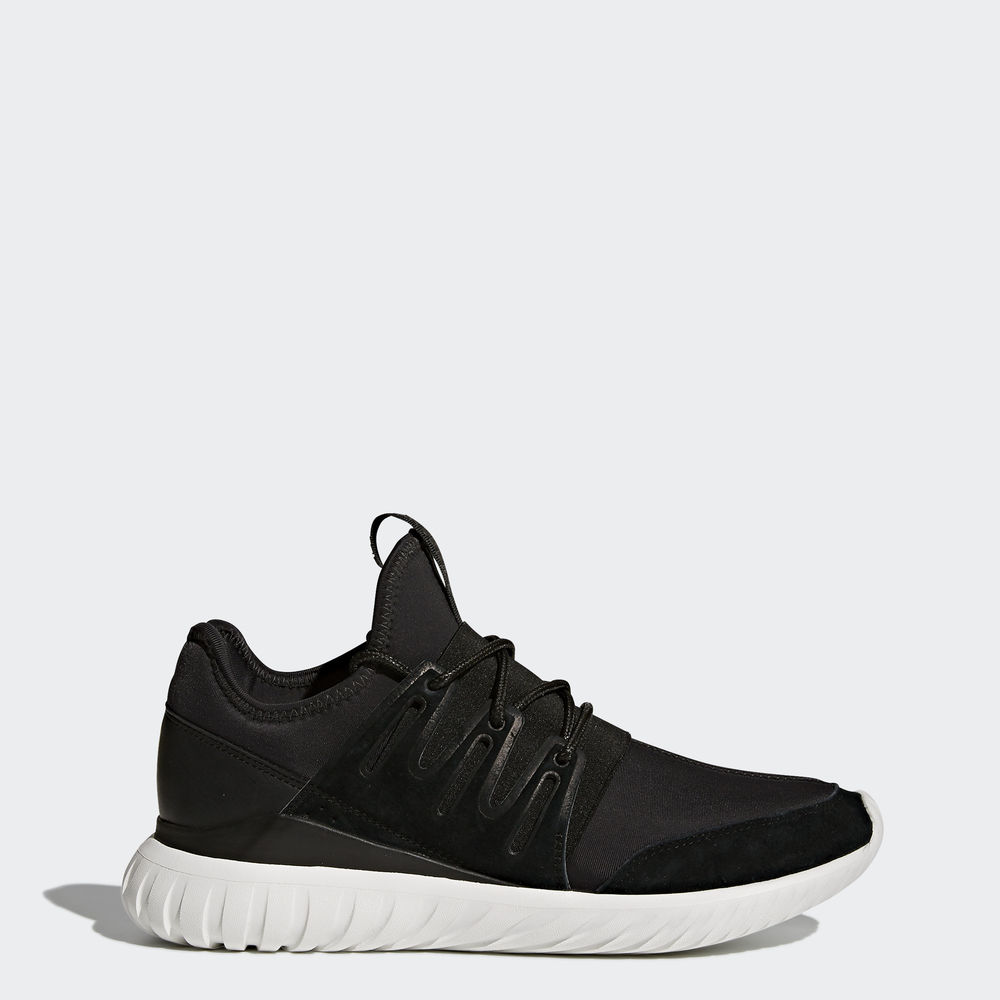 Adidas Tubular Radial - Originals ανδρικα - Μαυρα/Ασπρα,Μέγεθος: EU 36 – 54 2/3 (407WRGXD)